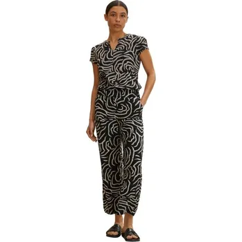 Dámské kalhoty TOM TAILOR® DÁMSKÉ CULOTE KALHOTY ČERNÉ