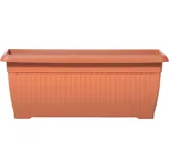 Truhlík TERRA 80 cm - barva: terakota