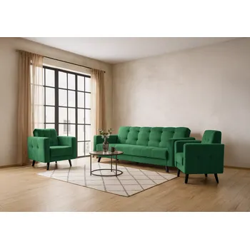 Sedací souprava Sedací souprava LINIA 3+1+1 zelená