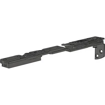 Okno WINKHAUS otočné ložisko DL.H.IF-N.24-13.RS, eurofalc 24 mm, 13V, pravé, stříbrné