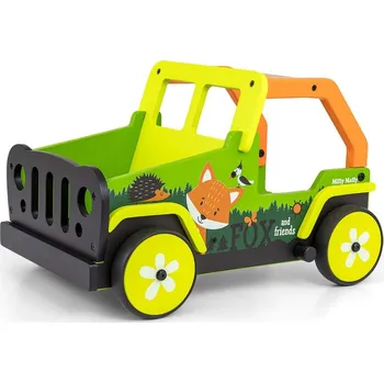 Dětské chodítko Dřevěné dětské chodítko Viga Explorer Fox and Friends