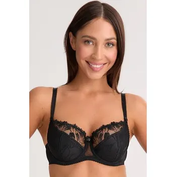 Podprsenka Polovyztužená podprsenka Gaia Paris Černá 90C