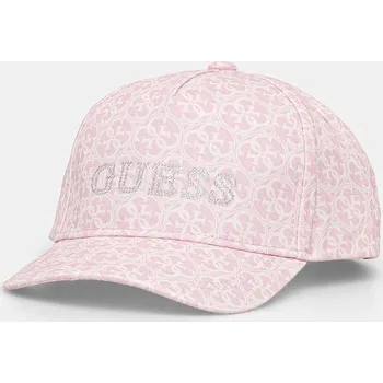 Kšiltovka Dětská bavlněná kšiltovka Guess J5RZ38.WO080.PPYA růžová 03X, vel. 52/54