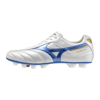 Fotbal Mizuno Kopačky Morelia II Elite FG White/blue gold bílo/modrá EUR 39