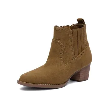 Pánská móda DeeZee Kovbojská obuv LR230702 Hnědá 41