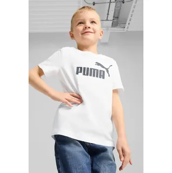 Chlapecké oblečení Dětské bavlněné tričko Puma ESS No. 1 Logo Tee 684930 bílá 00X, vel. 110