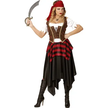 Dámský kostým pirátky dospělý Dámská velikost: XXL (52-54)