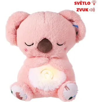 Hračka pro nejmenší Usínáček - koala uspávací plyšová s světlem a melodiemi