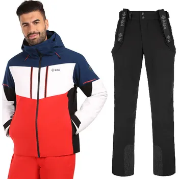 Pánská bunda Pánský lyžařský komplet Tonnsi RED XXL + Rhea BLK 3XL