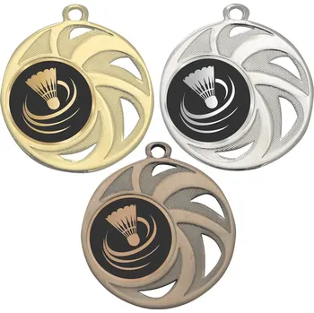 Badminton medaile DI4503-LAC018 Zde napište text na štítky a součet zadejte do košíku. Více informací viz.POPIS v dolní části.