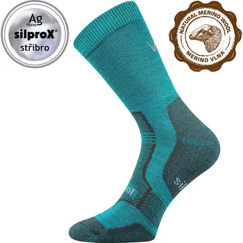Pánské ponožky BOMA & LONKA Ponožky Granit Tyrkysová Velikost: 35/38