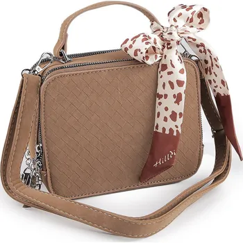 Kabelka Kabelka se šátkem 19x15 cm Varianta: 1 béžová, Balení: 1 ks