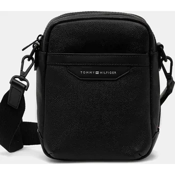 Módní doplněk Kožená taštička Tommy Hilfiger AM0AM13546 černá 99X, vel. ONE SIZE