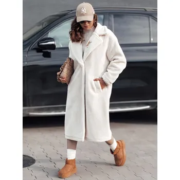 Dámská zimní bunda GLAMFUR Dstreet TY4697 - výprodej Barva: Béžová, Velikost: L