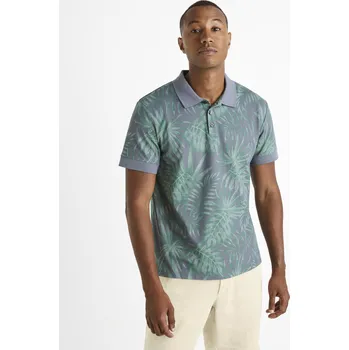 Pánské oblečení Celio Polo tričko Cepalm 1118482 Modrá S