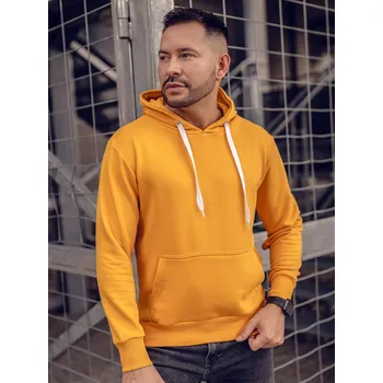 Pánská mikina Kamelová pánská mikina s kapucí Bolf 1004A-1 - M