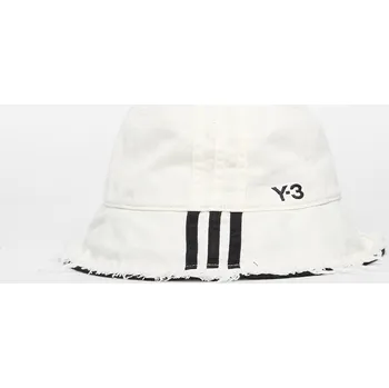 Klobouk Klobouk Y-3 Stripes Bucket Hat Off White L