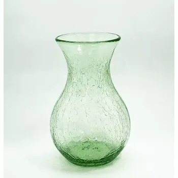 Váza Váza 25cm - Krakle - světle zelená | 118548