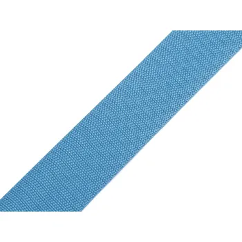 Popruh polypropylenový šíře 30 mm tloušťka 1 mm, střední, 51 modrá sytá