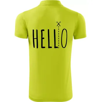 Pánská košile Hello - Polokošile Victory sportovní (dresovina) - 2XL ( Limetková )