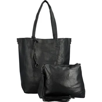 Kabelka Stylová sada: Kabelka přes rameno a crossbody Leonita, černá