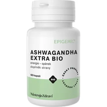 Ashwagandha EXTRA BIO – 60 kapslí – Epigemic®