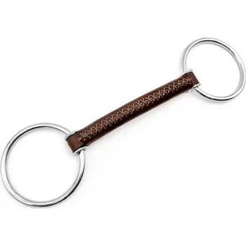 Udidlo pro koně FAGER Udidlo stihlové nelomené kožené Adam Fager, 18 mm 12,5 cm