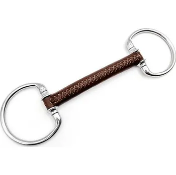 Udidlo pro koně FAGER Udidlo olivové nelomené kožené Adam Fager, 18 mm 14,5 cm
