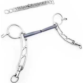 Udidlo pro koně Udidlo islandské jednou lomené Silver Magnus Fager 12,5 cm