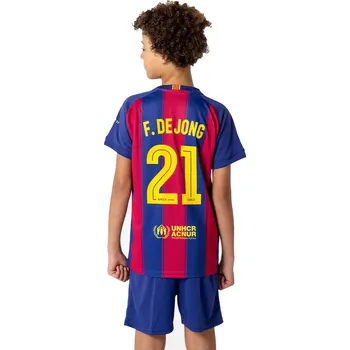 Fan-shop Dětský replika set BARCELONA FC 25/26 Frenkie De Jong velikost: 164