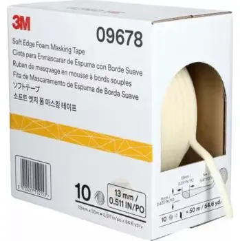 Lepicí páska 3M 09678 Soft Edge Foam Masking Tape molitanové pásky 13mmx50m