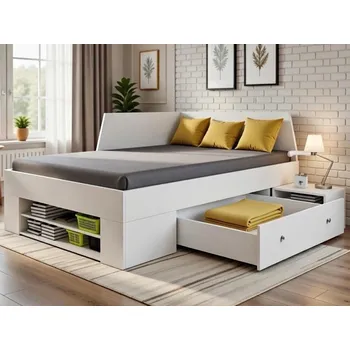 Postel ASKO - NÁBYTEK Junior 120x200 cm bílá