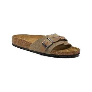Dámské pantofle Birkenstock Nazouváky Oita Braided 1026730 Hnědá 38