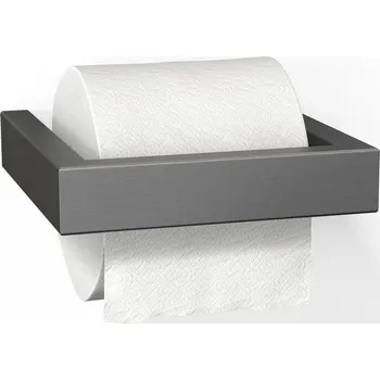 Zack, Držák na toaletní papír Linea 15 cm, grafitový, s PVD povlakem - Formadore