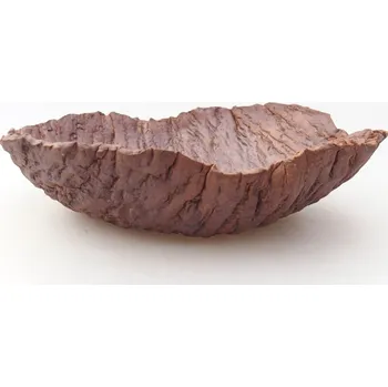 Květináč Keramická Skořápka 19 x 18 x 5,5 cm hnědá