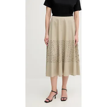Dámská sukně Sukně Sandro Ferrone S18XBERAKO béžová 01A, vel. 40