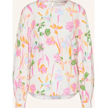 Dámská halenka Herzens Dámská Hedvábná Halenka, bílá / růžová / tmavě modrá, 36