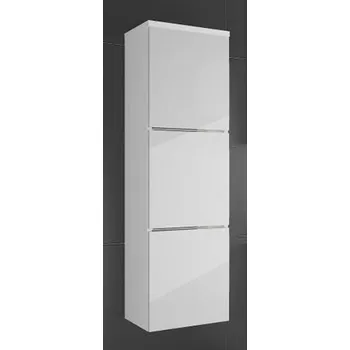 Koupelnový nábytek Závěsná skříňka Porto WH 11 bílý lesk skladem, 30 x 31 x 110 cm