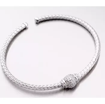 Náramek Dámský náramek se zirkony B1802979-2196-SLX délka 18 cm