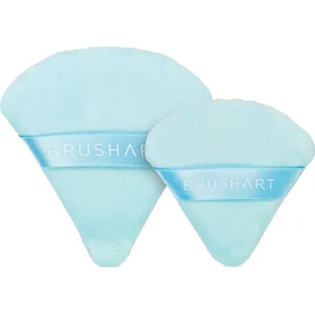 BrushArt Pudrová labutěnka Trojúhelníková sada 2 ks Blue