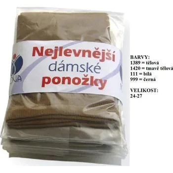 Dámské ponožky Novia Dámské silonové ponožky A090 1ks černé Velikost: 39-41 (25-27)