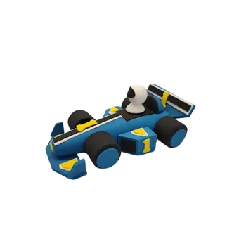 Jedlá dekorace na dort Modrá formule nejedlá cukrová dekorace 11x9x6cm - Gricko Ivanjica