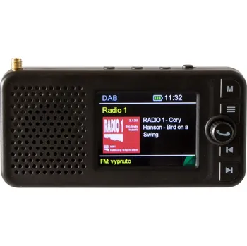 Autoanténa Multifunkční FM + DAB přijímač / Bluetooth HF + přehrávač / micro SD / FM modulátor / akum