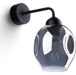 Černé nástěnné svítidlo ø 25 cm Garten – Sollux ID_1826478