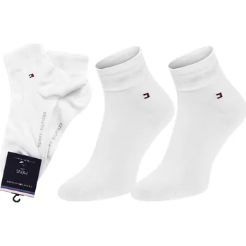 Pánské oblečení TOMMY HILFIGER PONOŽKY ŤAPKY WHITE 342 025 001 300 Velikost: 47-49