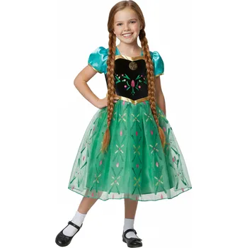 Dívčí šaty Šaty - Anna Frozen - zelené Velikost: 130