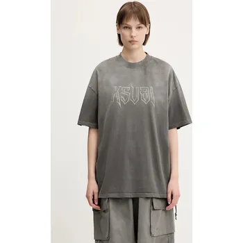 Pánské tričko Bavlněné tričko KSUBI kingdom boyfriend, S, šedá, 90X