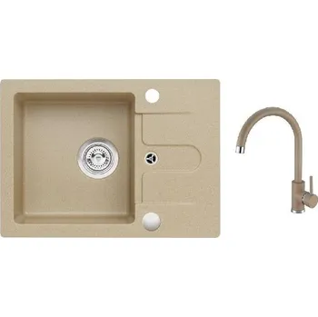Alveus - Set dřezu Cortina 10 a baterie Kati, beige SETA25960