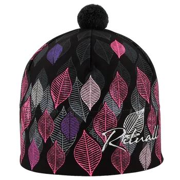 Čepice Rituall čepice Stelvio LÍSTKY, černá/fuchsie L