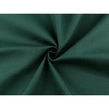 Bavlněná látka / plátno hrubší s keprovou vazbou, střední, 8-73 (250 g/m²) petrolejová